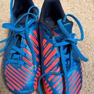 Adidas Kids Blue and Red Sneakers